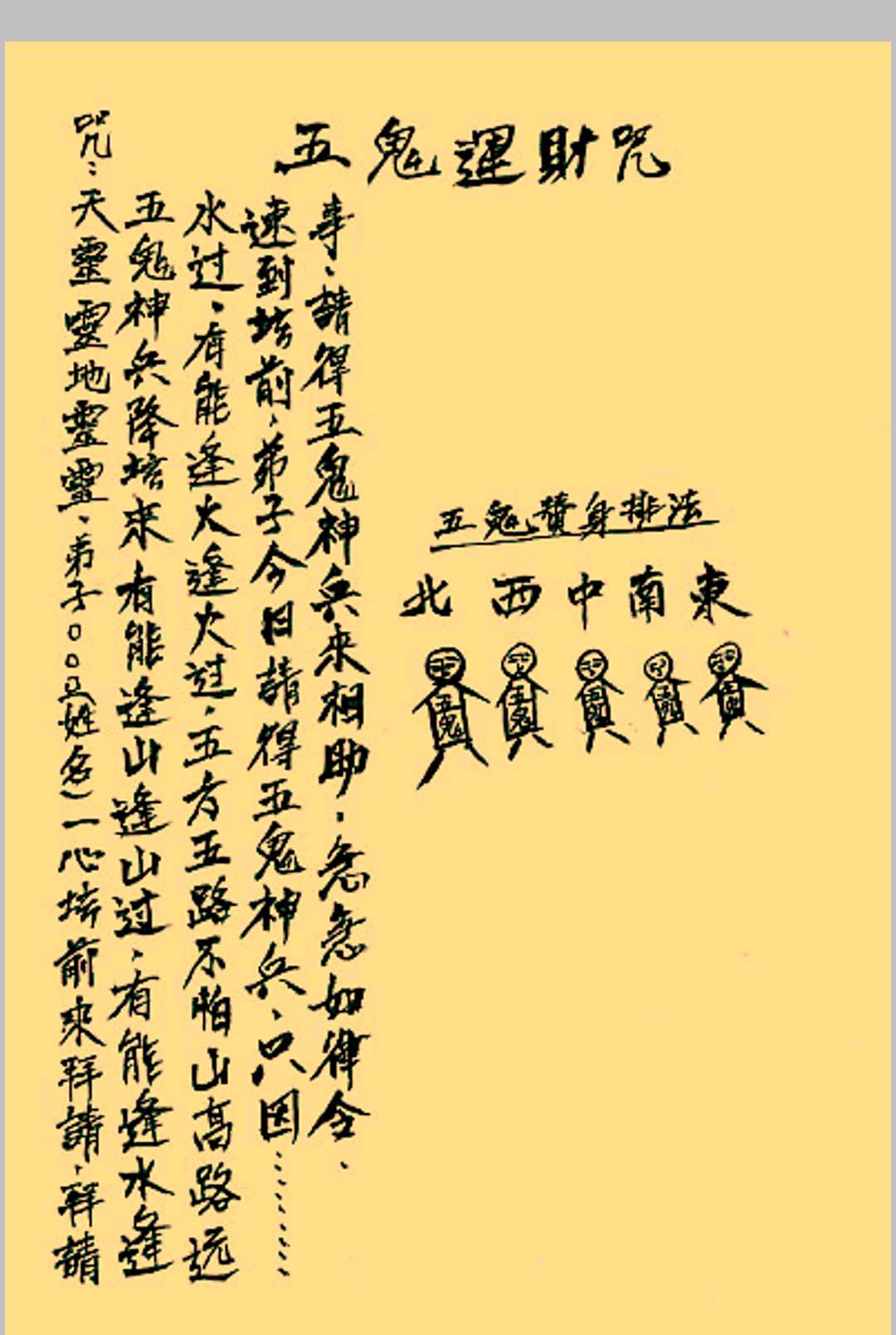 图片[5]-中华古籍网-专注古书收集阴山五鬼法咒-中华古籍网-专注古书收集中华古籍网-专注古书收集