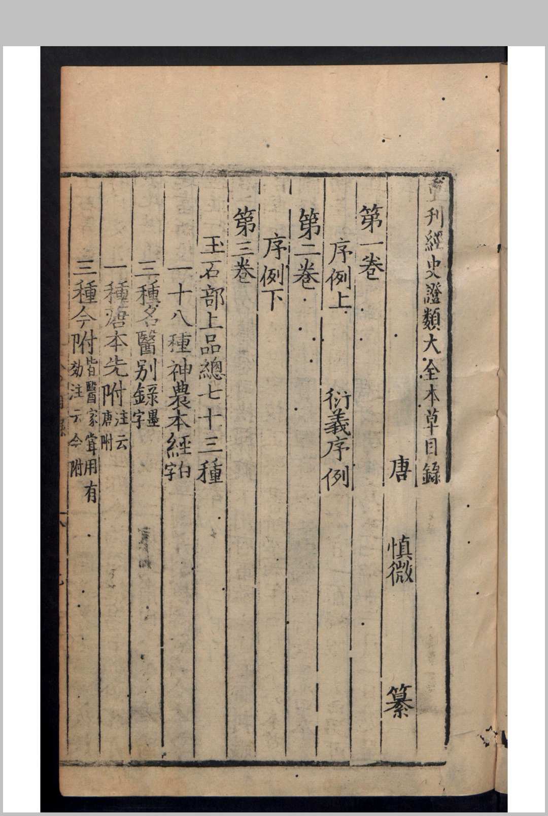 图片[3]中华古籍网-专注古书收集唐慎微 王秋 重刊经史证类大全本草 31卷 目录1卷 , 1577中华古籍网-专注古书收集中华古籍网