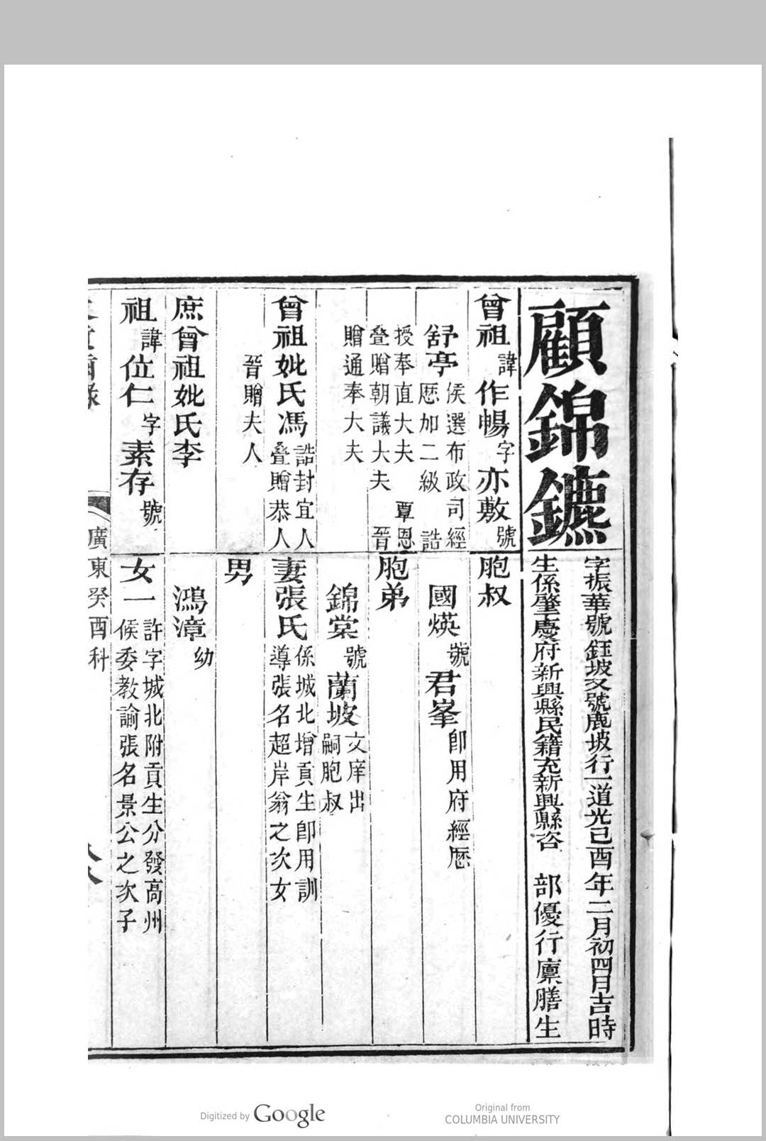 图片[5]中华古籍网-专注古书收集广东癸酉　科拔贡优贡齿录中华古籍网-专注古书收集中华古籍网