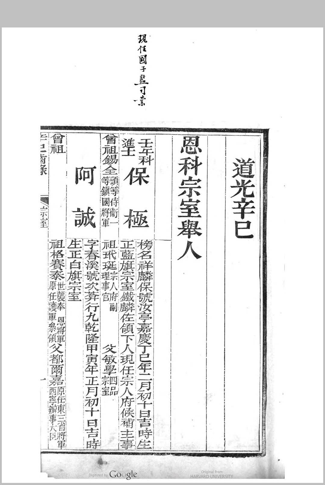 图片[4]中华古籍网-专注古书收集辛巳各省同年全录  道光元年 史致蕃编中华古籍网-专注古书收集中华古籍网