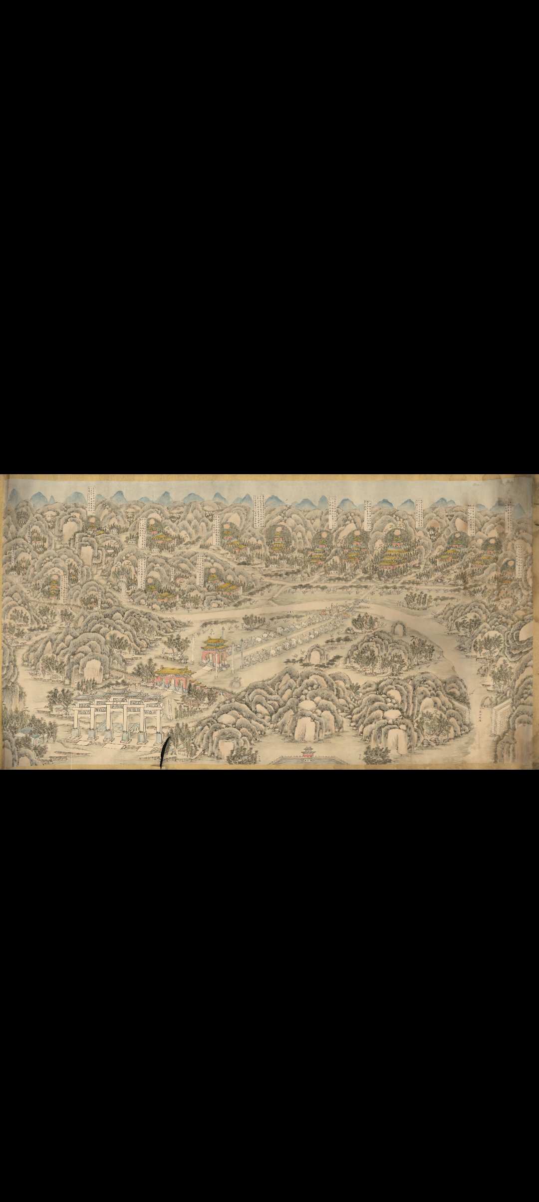 1736 明十三陵图中华古籍网-专注古书收集中华古籍网
