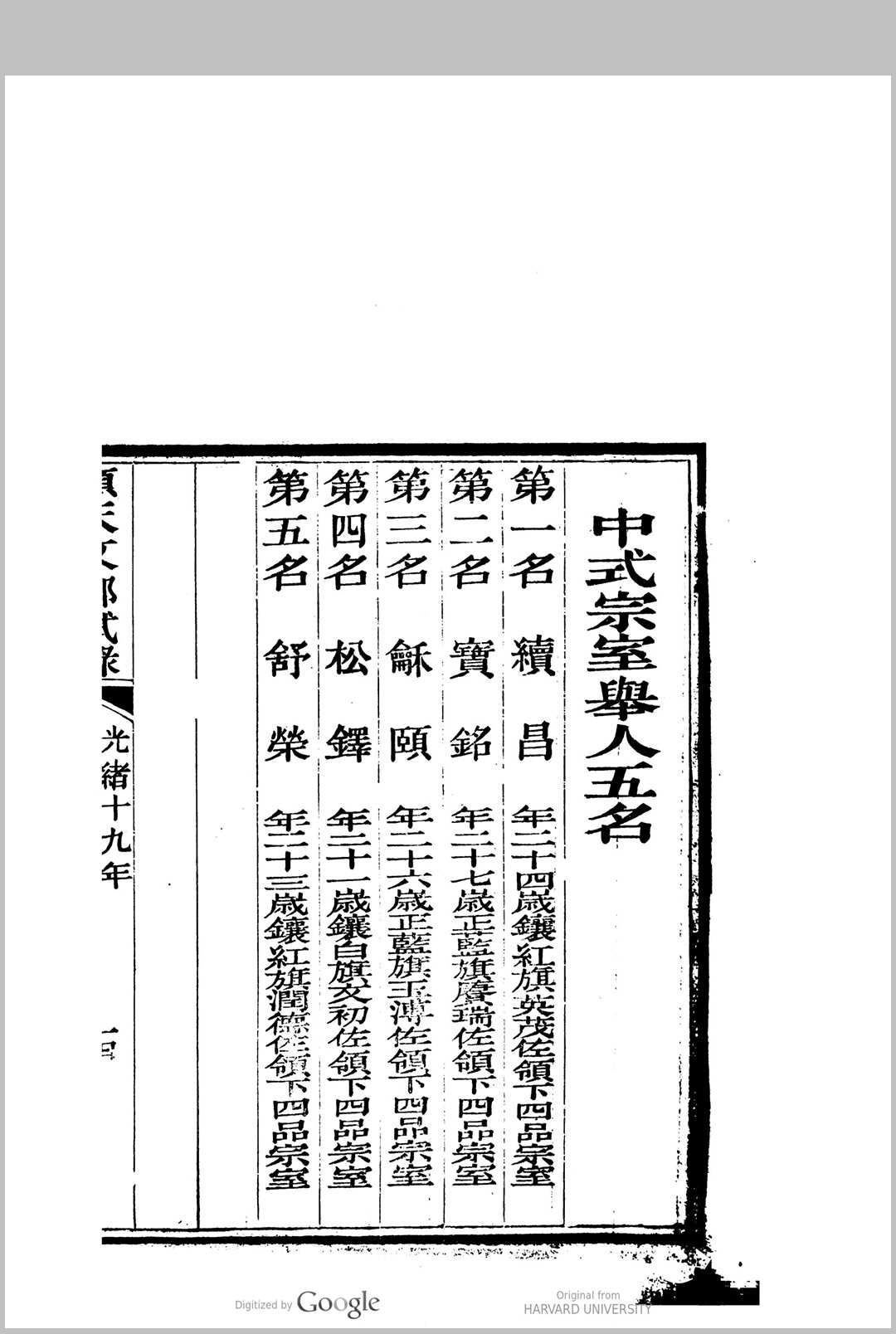 图片[2]中华古籍网-专注古书收集顺天乡试同年齿录  光绪十九年癸巳恩科中华古籍网-专注古书收集中华古籍网