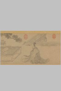 老子授经图卷.传元代.盛懋作.吴叡.隶书道德经.纸本墨笔中华古籍网-专注古书收集中华古籍网