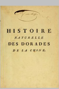 Histoire naturelle des dorades de la Chine.十八世纪中国的金鱼.BY Edme Billardon-Sauv中华古籍网-专注古书收集中华古籍网