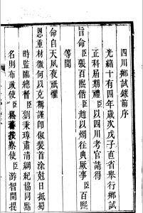 四川乡试录 光绪十四年戊子科中华古籍网-专注古书收集中华古籍网