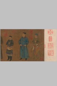 中兴四将图卷.绢本设色（26×90.6厘米）.南宋绘本.中国国家博物馆藏中华古籍网-专注古书收集中华古籍网