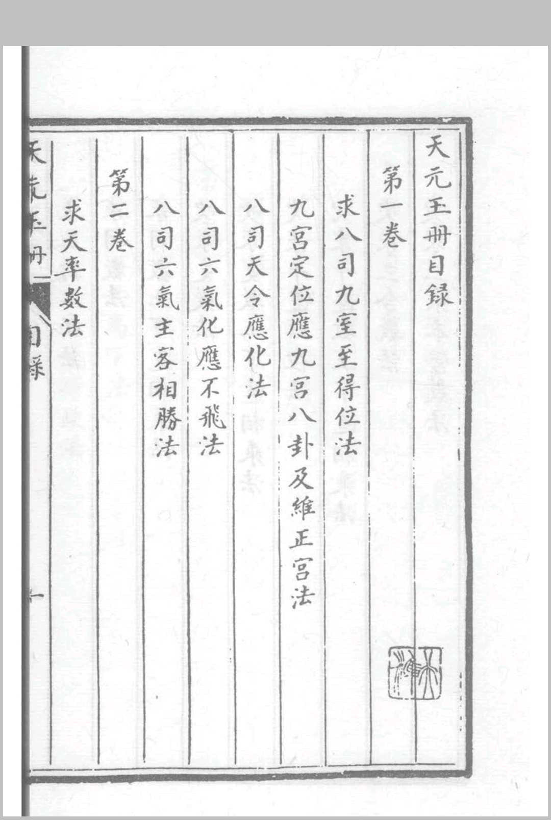 图片[2]中华古籍网-专注古书收集天元玉册 28卷（影明抄本）中华古籍网-专注古书收集中华古籍网