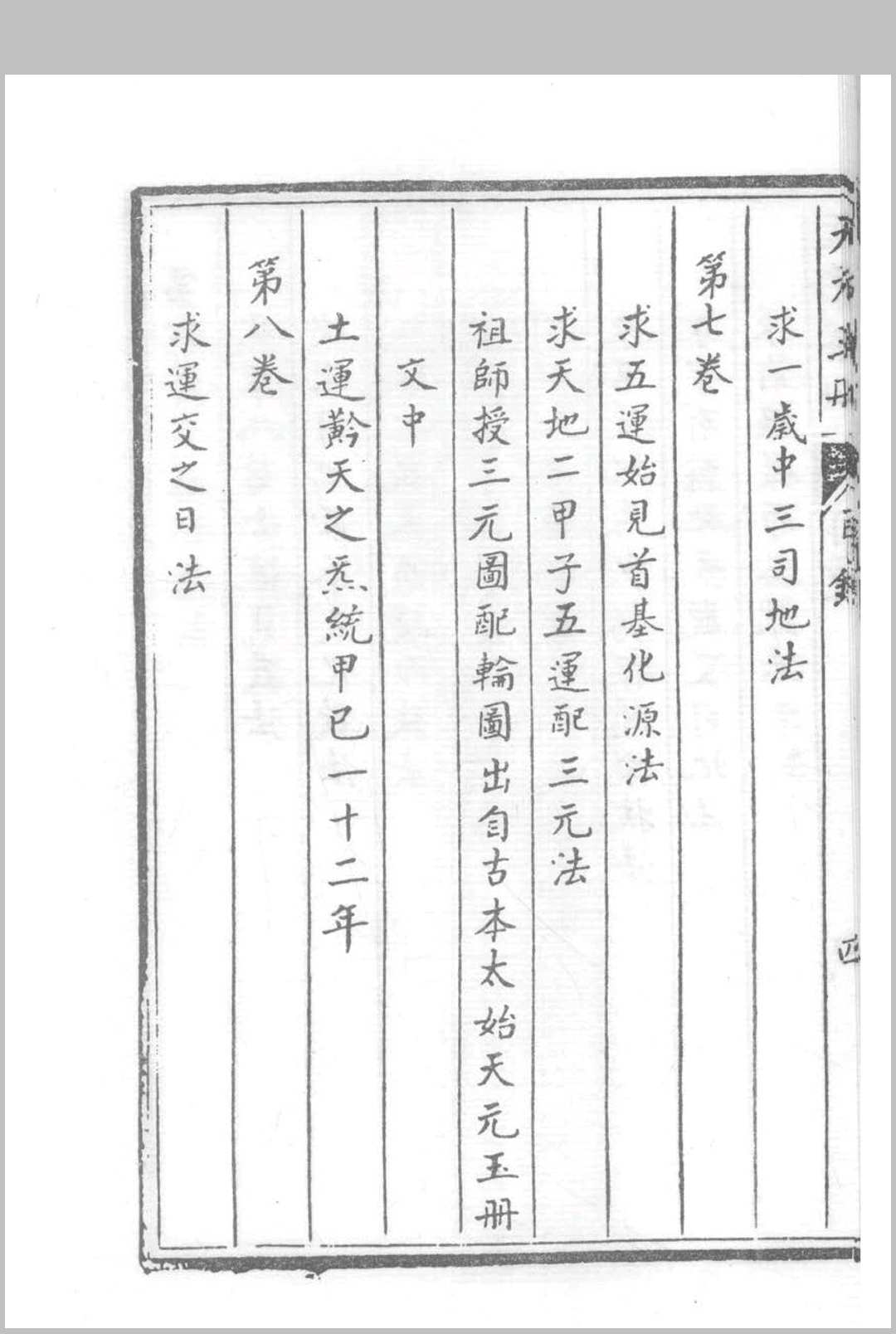 图片[7]中华古籍网-专注古书收集天元玉册 28卷（影明抄本）中华古籍网-专注古书收集中华古籍网