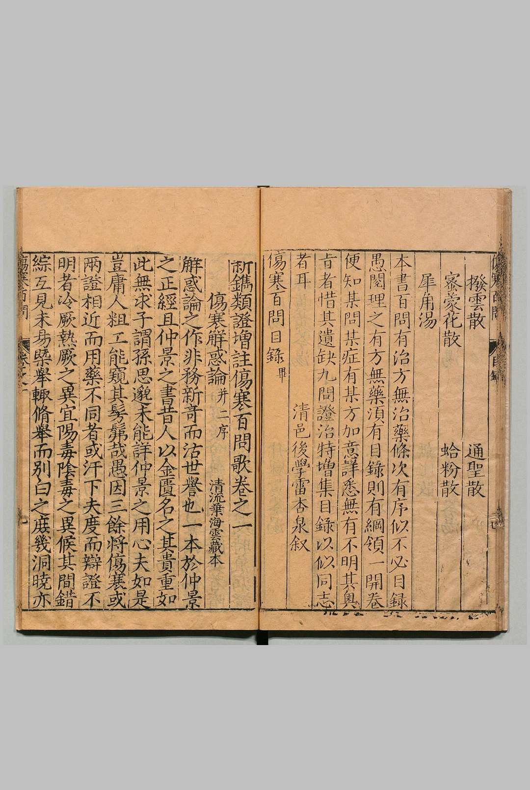 图片[5]中华古籍网-专注古书收集新镌类证增注伤寒百问歌 ４卷 钱闻礼（宋）雷顺春（明）明万历40年 , 刘氏乔山堂中华古籍网-专注古书收集中华古籍网