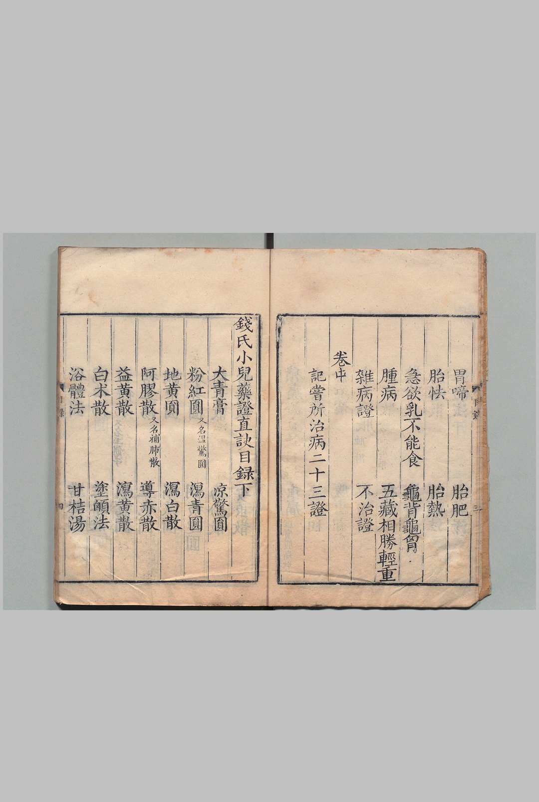 图片[7]中华古籍网-专注古书收集钱氏小儿药证直诀 ３卷 附方１卷 附钱仲阳传１卷 阎孝忠（宋）刘跂（宋）清刊本中华古籍网-专注古书收集中华古籍网