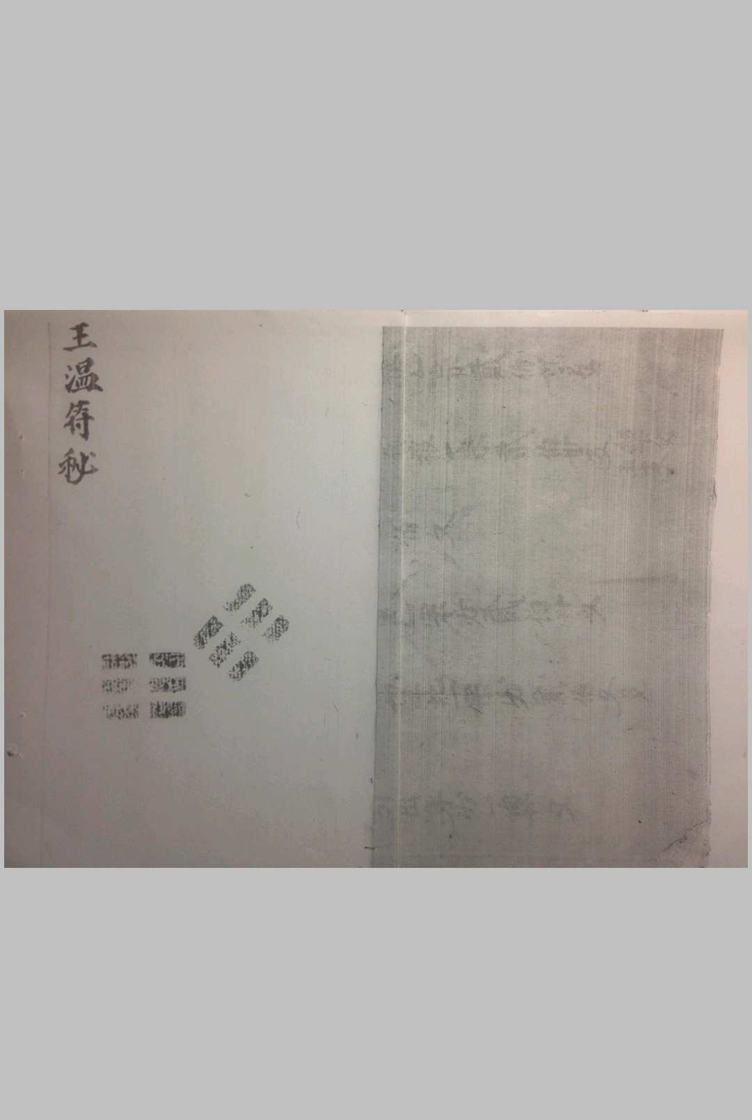 王温符秘（掌心降癫法）-中华古籍网-专注古书收集中华古籍网-专注古书收集