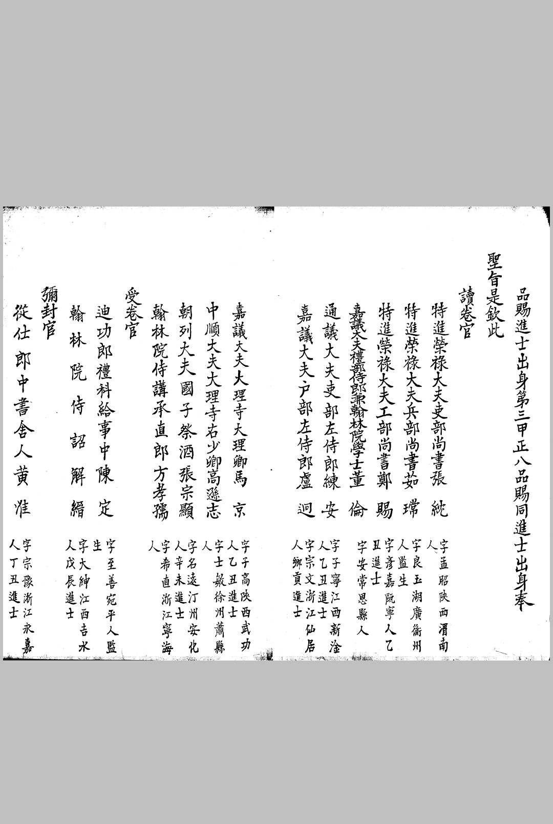 建文二年殿试登科录 下 不分卷中华古籍网-专注古书收集中华古籍网