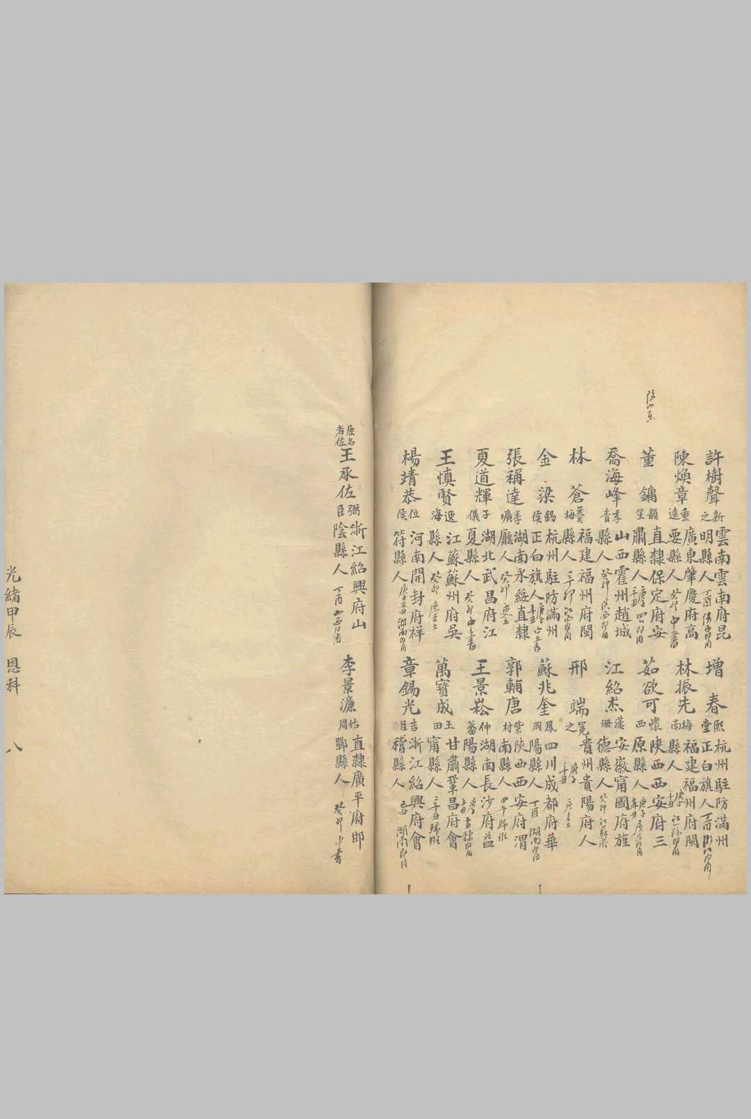 图片[13]中华古籍网-专注古书收集进士题名录  同治甲戍-光绪甲辰 不分卷中华古籍网-专注古书收集中华古籍网