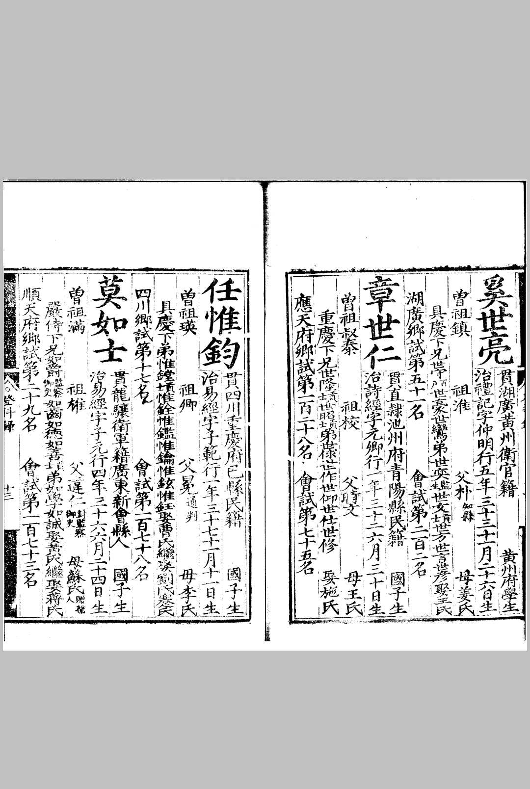 图片[6]中华古籍网-专注古书收集嘉靖二十六年进士登科录 一卷中华古籍网-专注古书收集中华古籍网