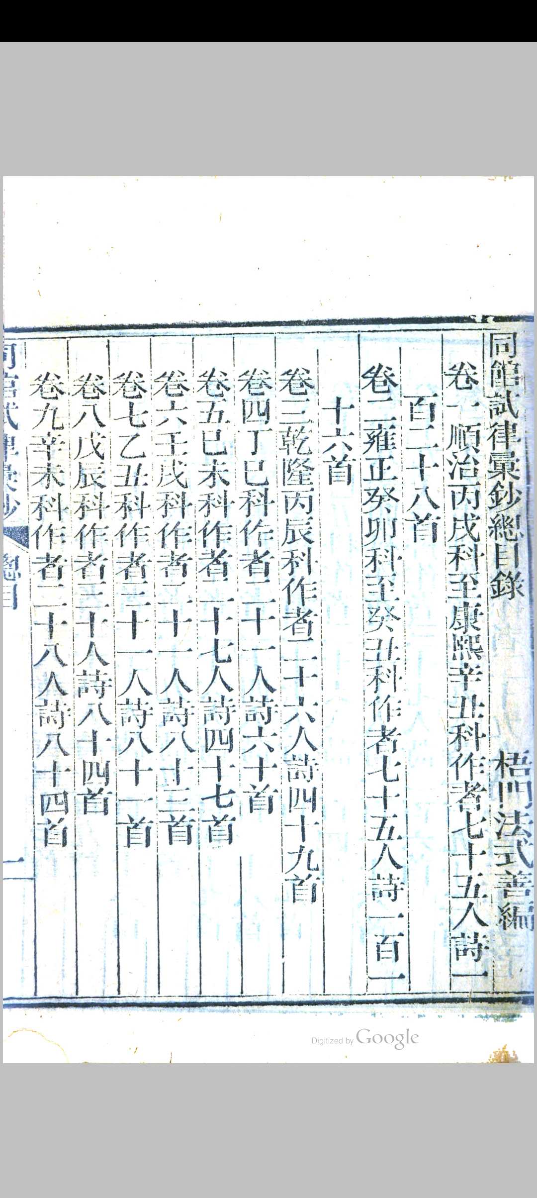图片[3]中华古籍网-专注古书收集清法式善《同馆试律汇钞》中华古籍网-专注古书收集中华古籍网