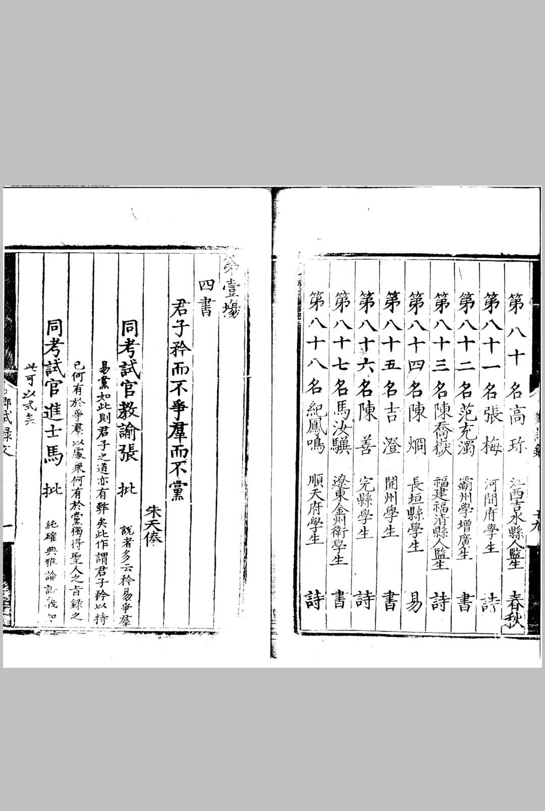 图片[4]中华古籍网-专注古书收集嘉靖十六年顺天府乡试录 一卷中华古籍网-专注古书收集中华古籍网