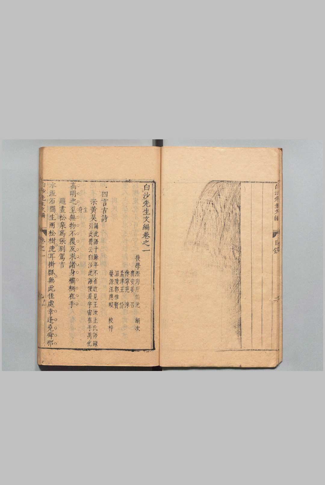 图片[4]中华古籍网-专注古书收集白沙先生文编 ６卷 白沙先生年谱１卷 陈献章（明）伯元（唐） ,明万历间中华古籍网-专注古书收集中华古籍网