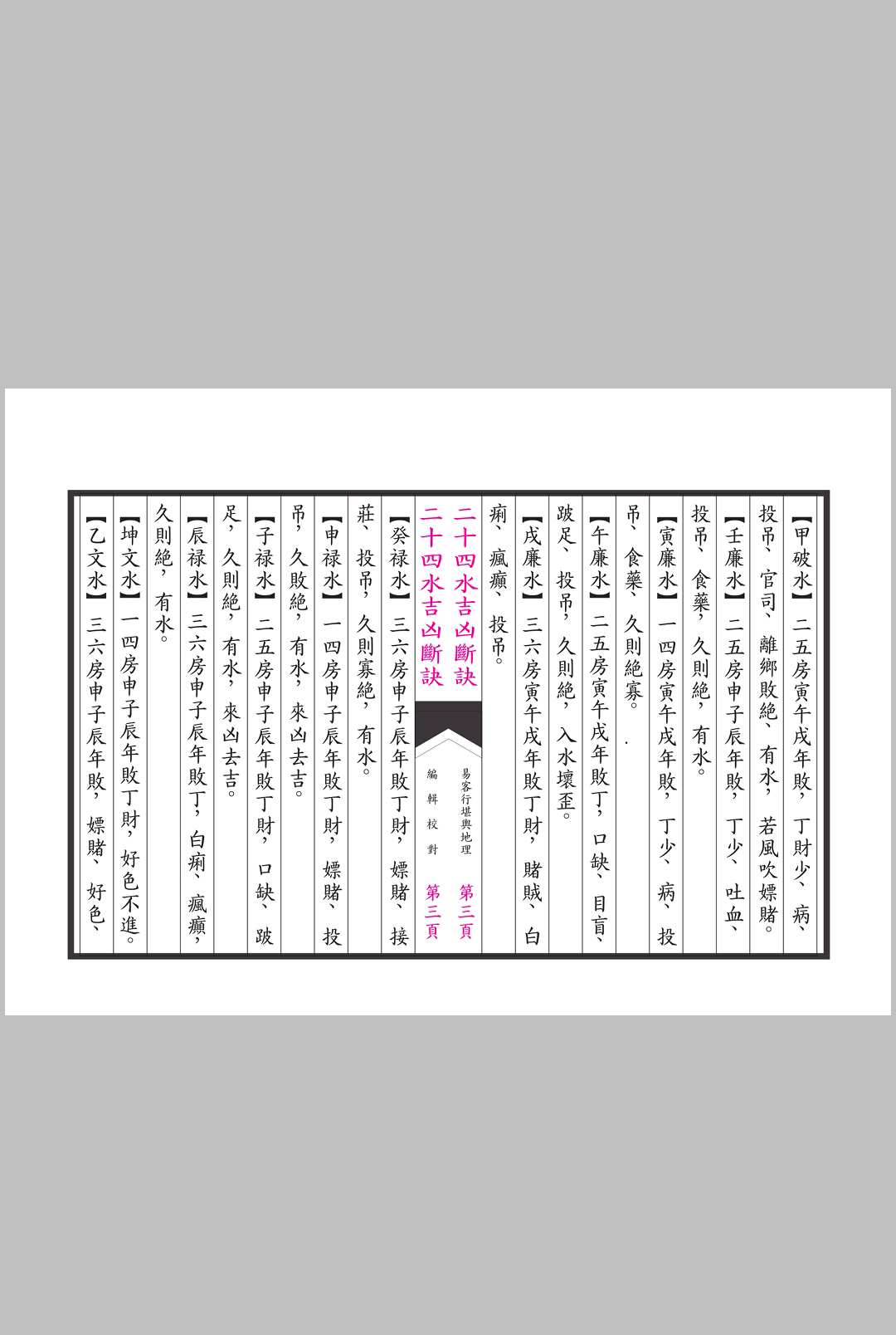 图片[2]中华古籍网-专注古书收集《二十四水吉凶断诀》中华古籍网-专注古书收集中华古籍网