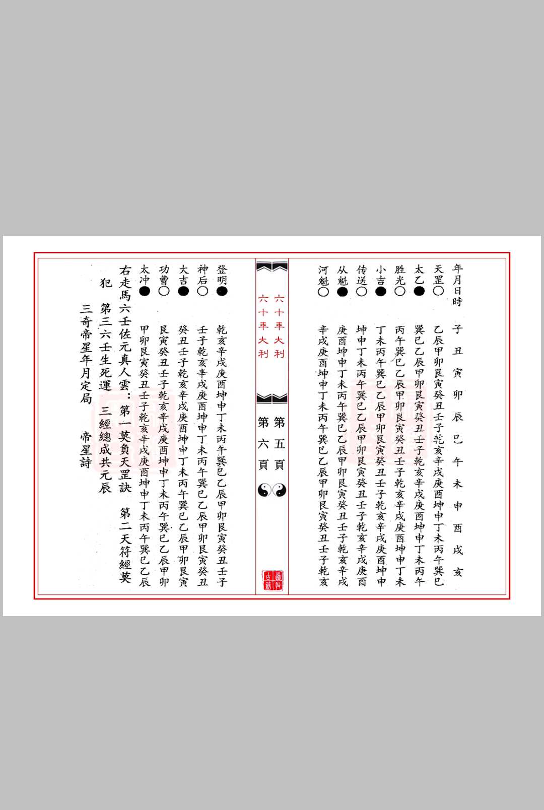 图片[3]中华古籍网-专注古书收集《六十年大利》六十年二十四山吉凶神大小利定局中华古籍网-专注古书收集中华古籍网