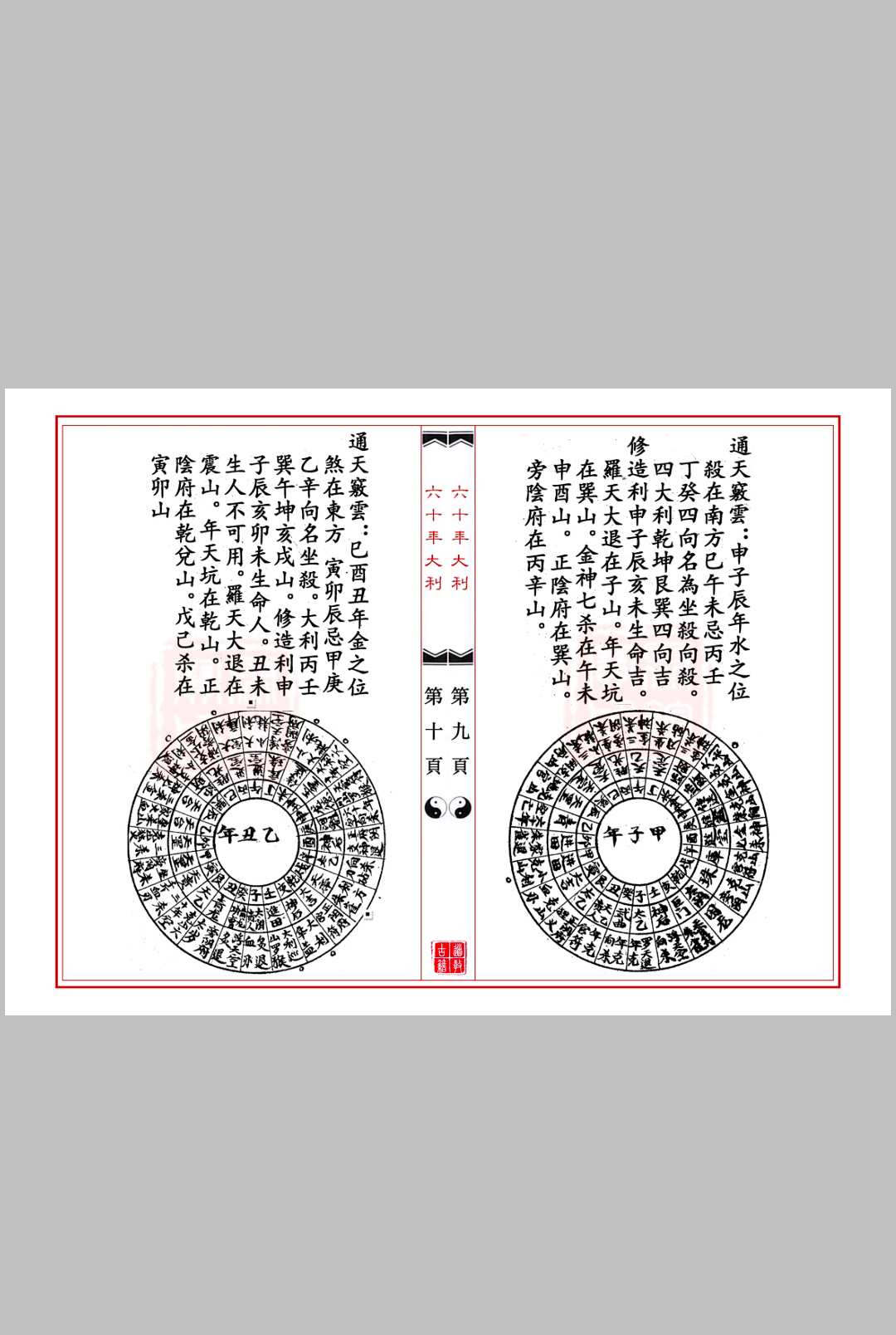 图片[7]中华古籍网-专注古书收集《六十年大利》六十年二十四山吉凶神大小利定局中华古籍网-专注古书收集中华古籍网