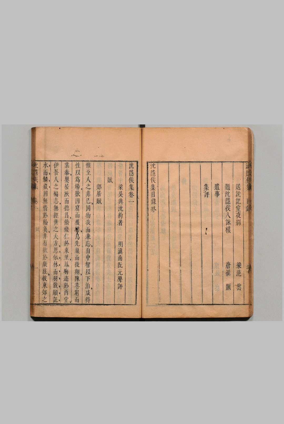 图片[2]中华古籍网-专注古书收集沈隠侯集 16卷 附１卷 沈约（梁）明阮元声评 刊本 ,明末中华古籍网-专注古书收集中华古籍网