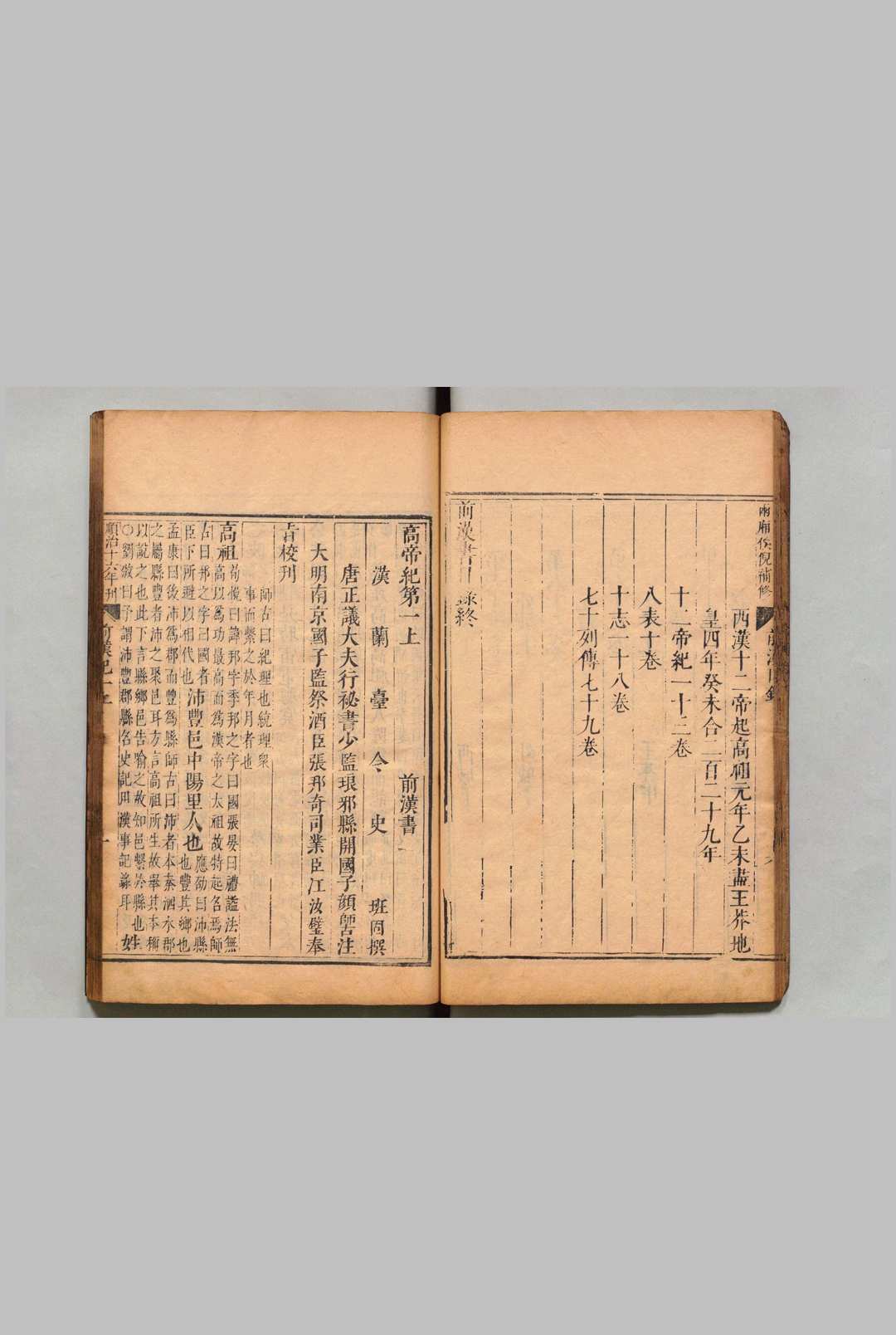 图片[5]中华古籍网-专注古书收集前汉书 100卷 班固（汉）颜师（唐）江汝璧（明）明嘉靖8年 , 南监 ～ 刊本9年 , 南监中华古籍网-专注古书收集中华古籍网