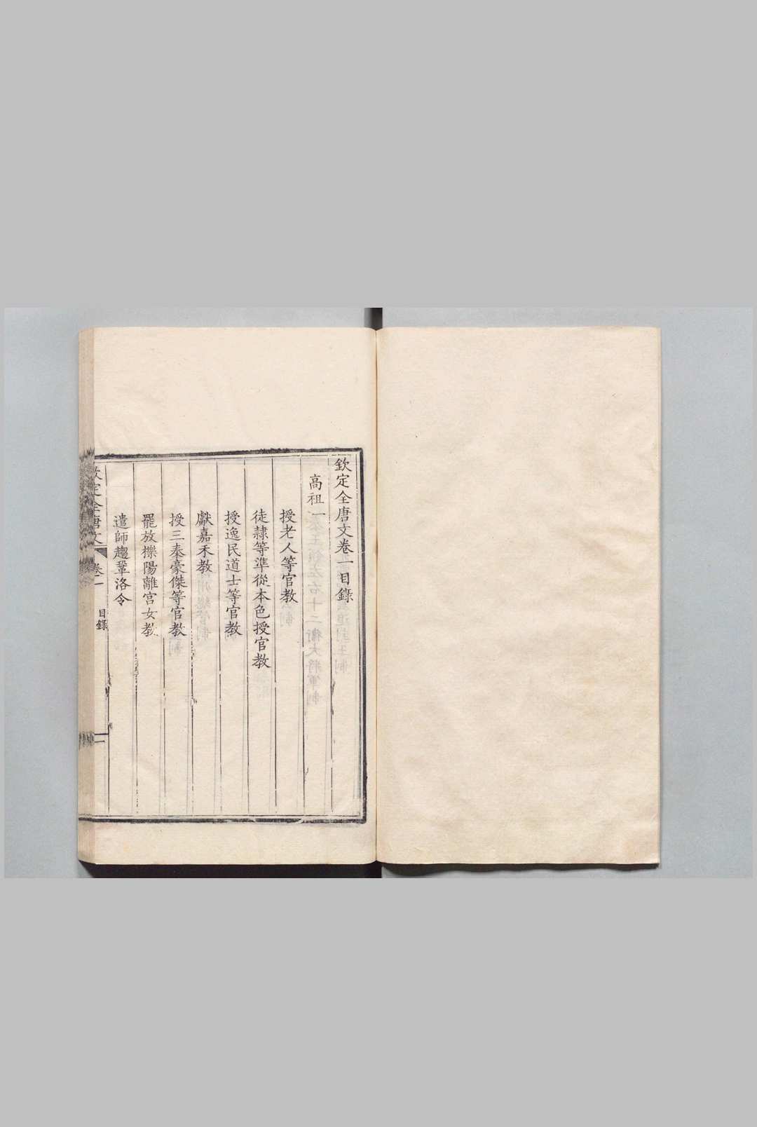 图片[7]中华古籍网-专注古书收集钦定全唐文 1000卷 目３卷 杜堮,清嘉庆19年中华古籍网-专注古书收集中华古籍网