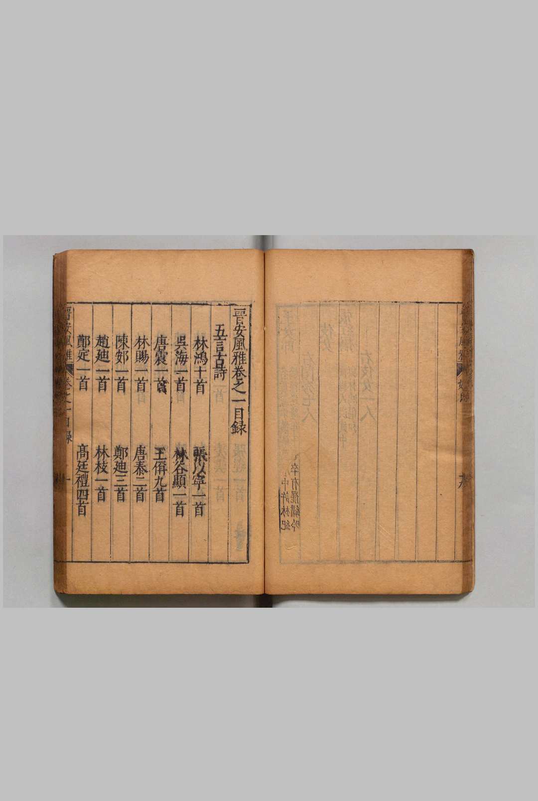 图片[4]中华古籍网-专注古书收集晋安风雅 12卷 诗人爵里详节１卷 徐熥 陈荐夫 明万历26年中华古籍网-专注古书收集中华古籍网