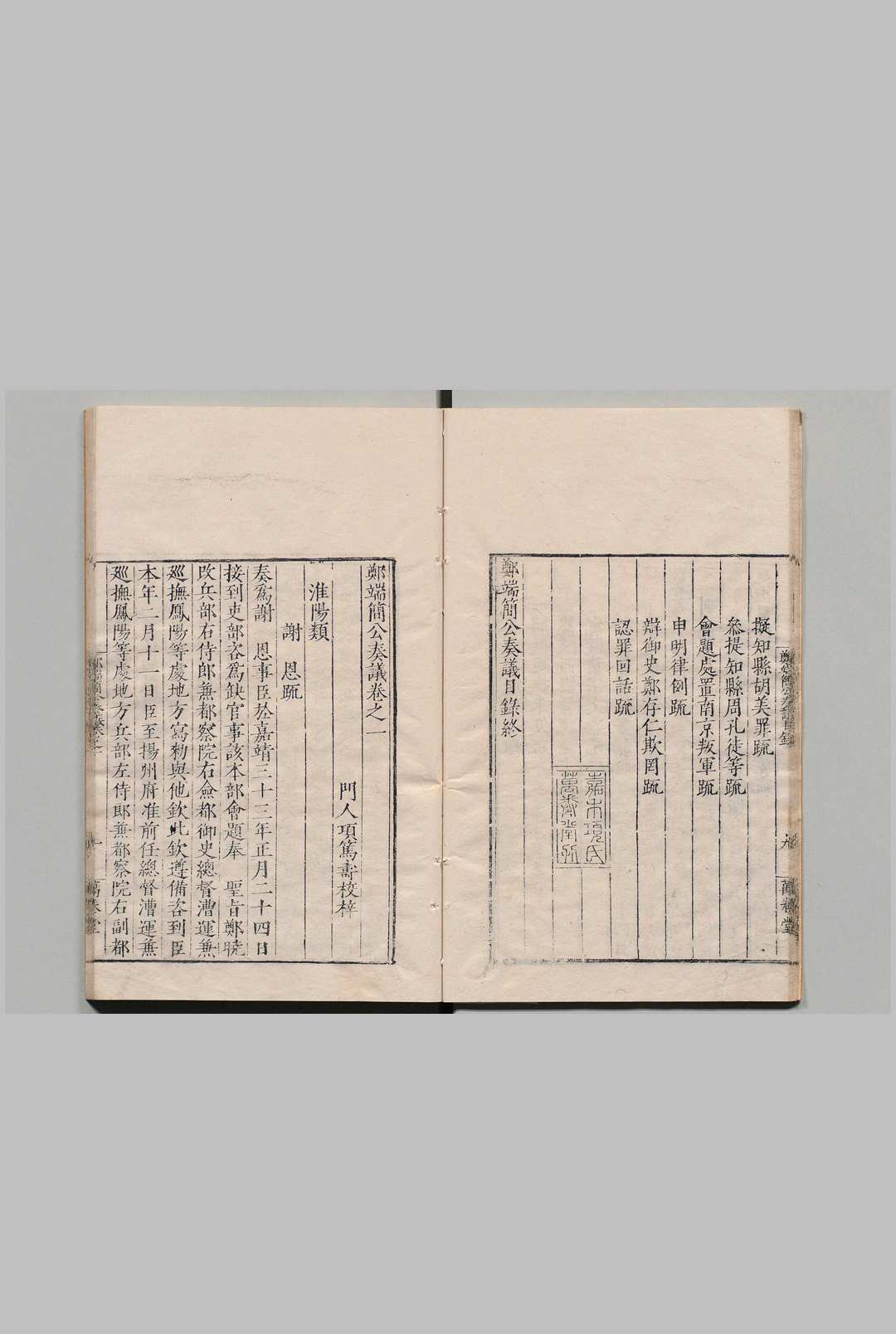 图片[4]中华古籍网-专注古书收集郑端简公奏议 14卷 郑晓 明隆庆4年 , 万卷堂中华古籍网-专注古书收集中华古籍网