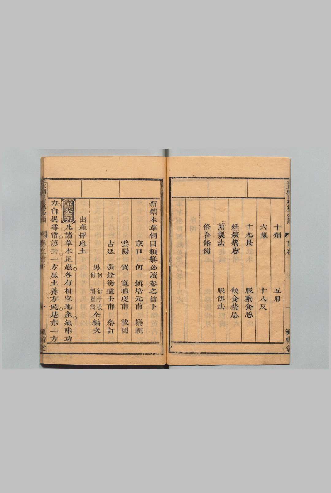 图片[12]中华古籍网-专注古书收集新镌本草纲目类纂必读 何镇 清康熙12年   毓麟堂中华古籍网-专注古书收集中华古籍网