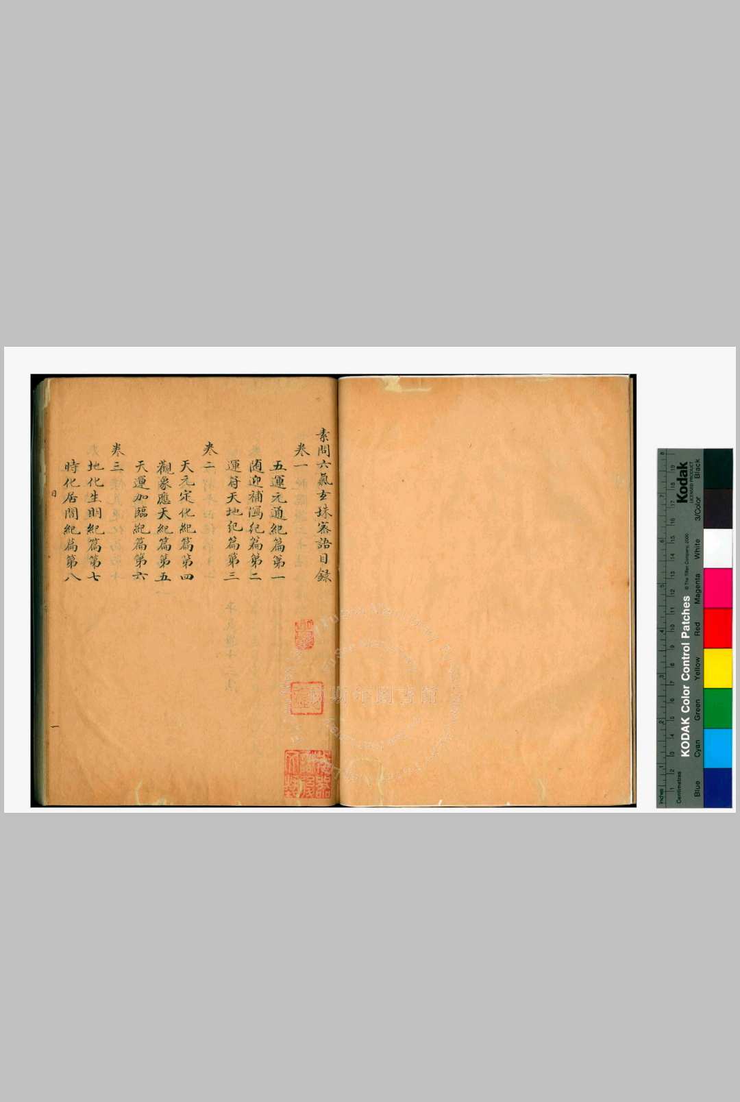 傅斯年图书馆-素问六气玄珠密语五卷-万历张希尧抄本-五卷中华古籍网-专注古书收集中华古籍网