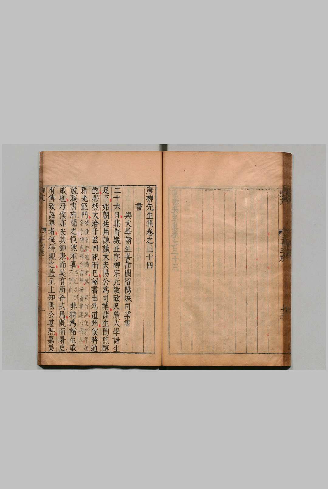图片[7]中华古籍网-专注古书收集唐柳先生集 45卷 外集２卷 唐柳先生龙城录２卷 附２卷 唐柳先生集传１卷 柳宗元（唐）刘禹锡（唐）宋童宗说音注 明万历29年中华古籍网-专注古书收集中华古籍网