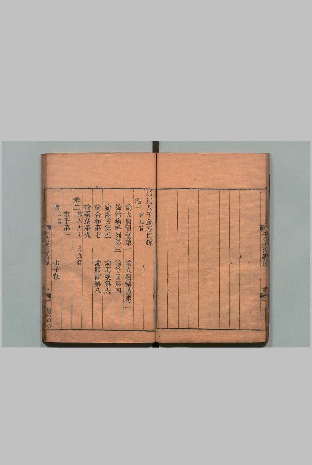 图片[2]中华古籍网-专注古书收集孙真人千金方衍义 30卷 张璐 席世臣 清嘉庆5年 , 扫叶山房中华古籍网-专注古书收集中华古籍网