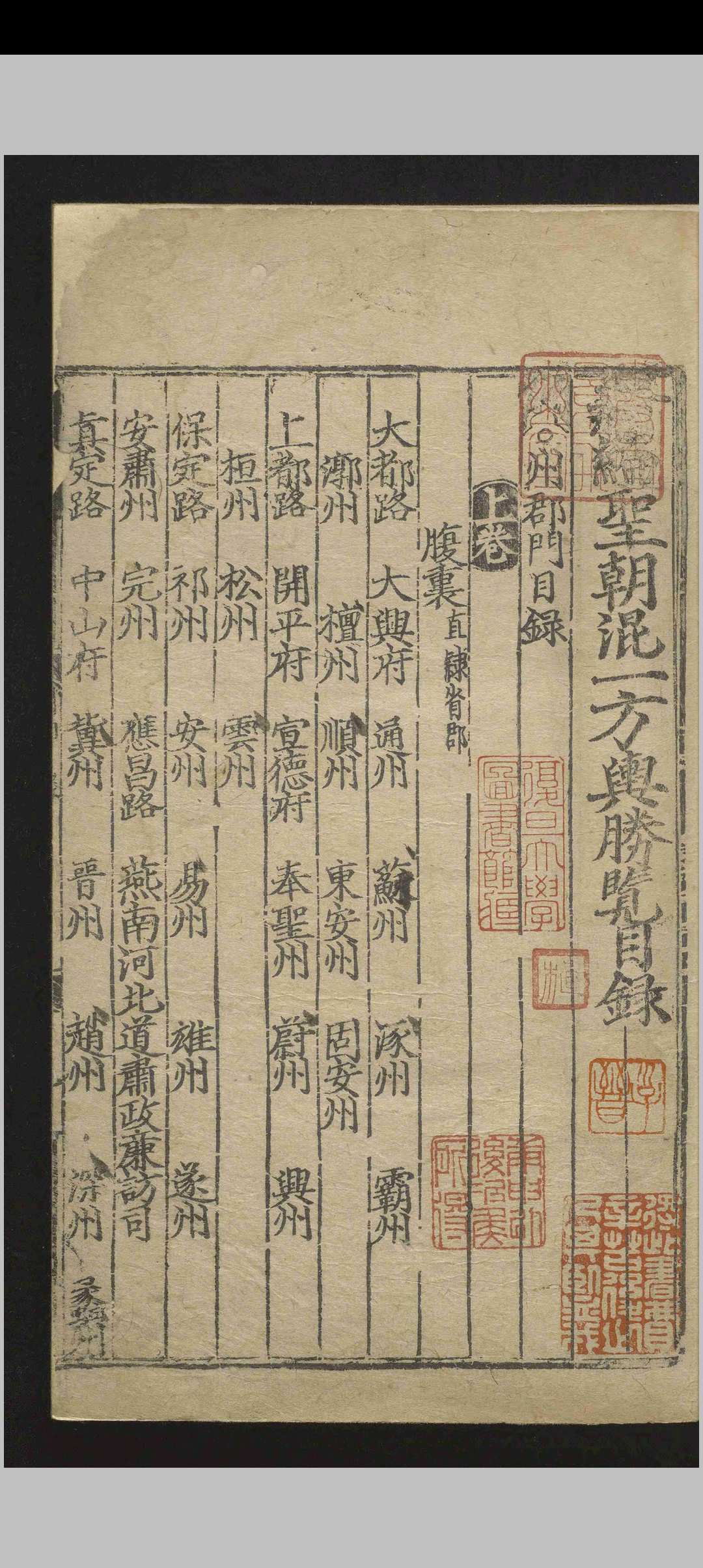 圣朝混一方舆胜览.三卷.刘应李.明初.刻本中华古籍网-专注古书收集中华古籍网