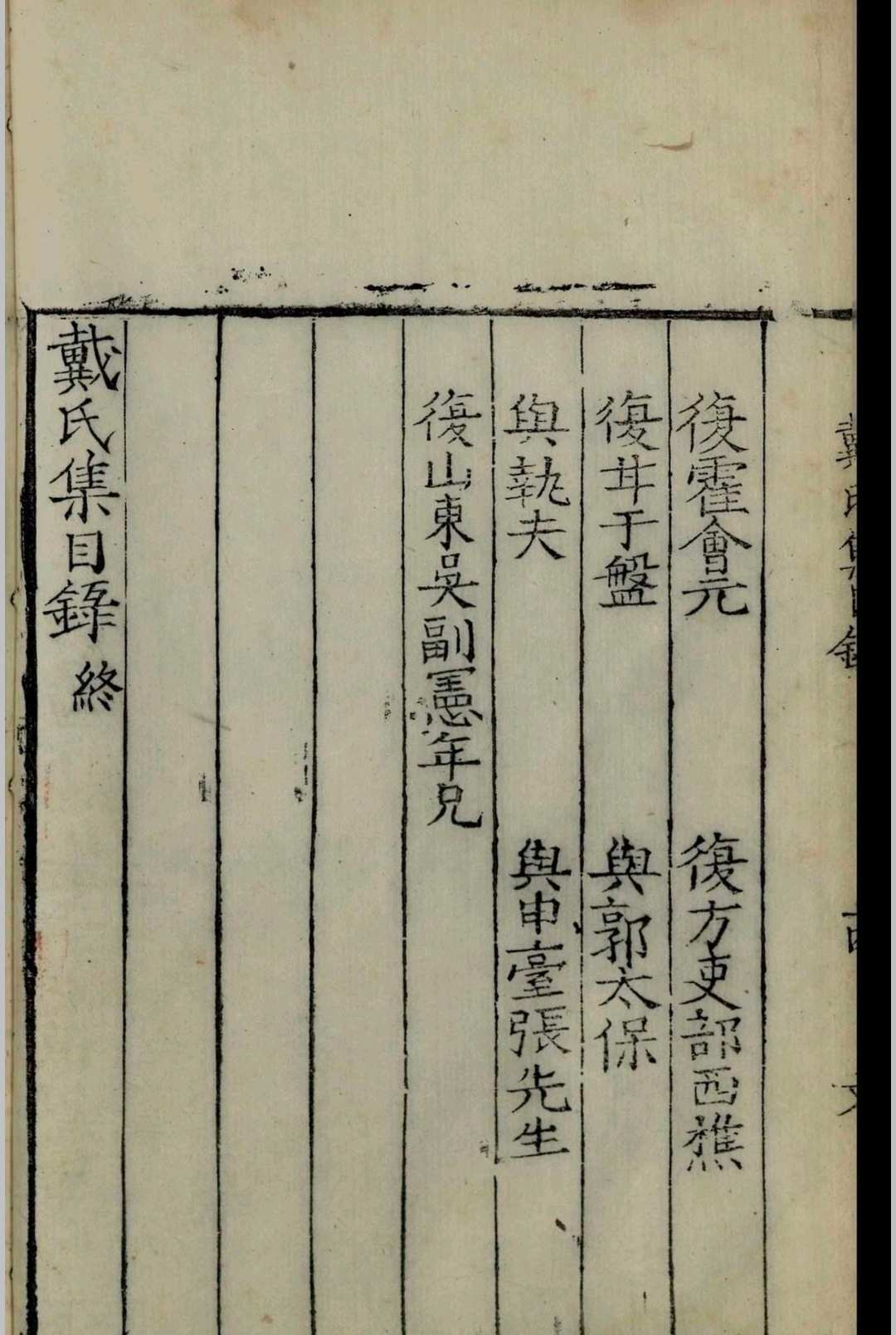 图片[4]-中华古籍网-专注古书收集戴氏集.十二卷.戴冠.明嘉靖二十七年-中华古籍网-专注古书收集中华古籍网-专注古书收集